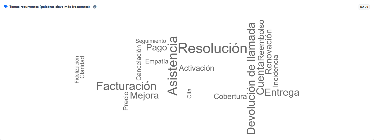 Calidad e IA — Reconoce los temas recurrentes