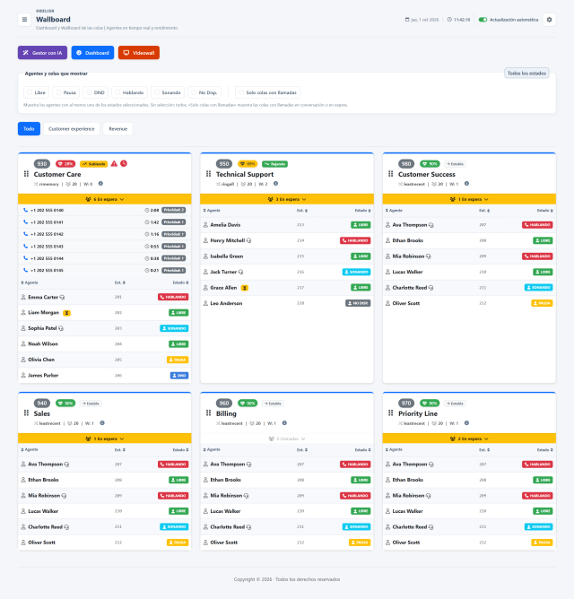 Wallboard — Página completa — Tema claro